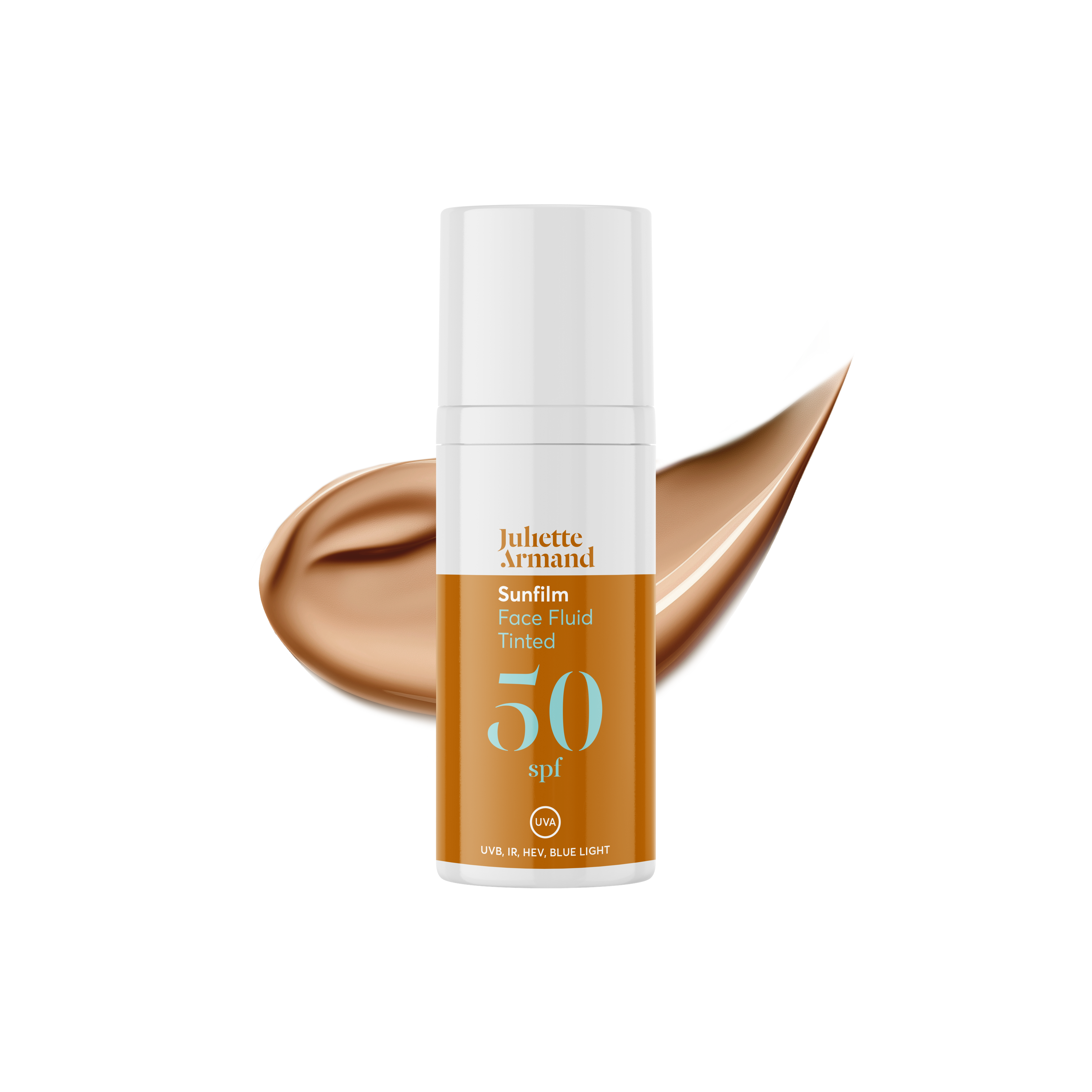 Face Fluid Tinted SPF50 50ml with texture